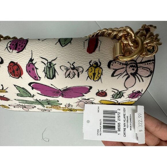 Coach Mini Klare Crossbody With Creature Print CT259 new in pkg - Picture 9 of 9